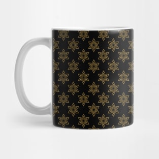 Ornament black and gold 3 Mug